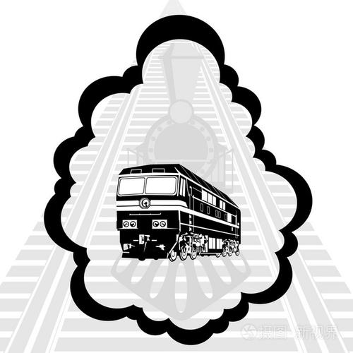 貨運(yùn)鐵路繪畫貨運(yùn)鐵路繪畫圖片
